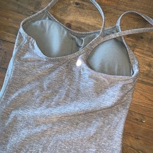 LULULEMON POWER Y TANK GREY